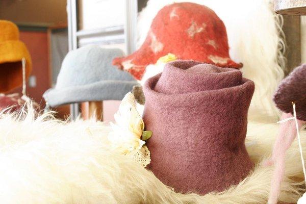 Hand felted Horst Couture hats! One of a kind!