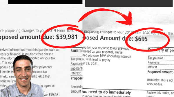 IRS CP 2000 or Proposed amount due letter, reduced from $40k to $700.

#taxrelief #taxdebt #taxhelp