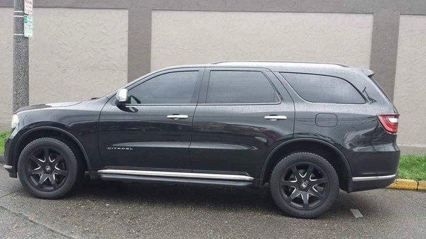 Clean Machine did an amazing job on tinting the windows on my Dodge Durango!!  I will be back to get my husband's truck.