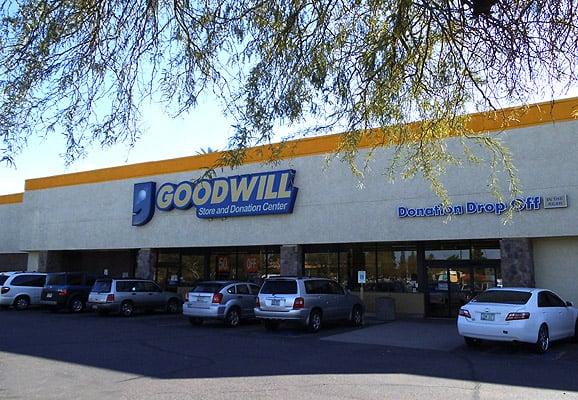 Goodwill, on Guadalupe Rd. corner Dobson Rd.