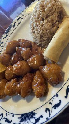 13. Lunch Orange Chicken