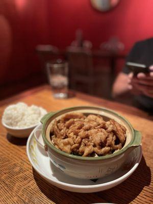 Hot pot black bean chicken