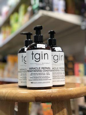 Tgin conditioner is the best product for natural hair because it reduce breakage and increase moisture retention