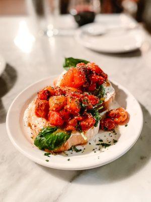 Roasted Tomato & Ricotta Crostini