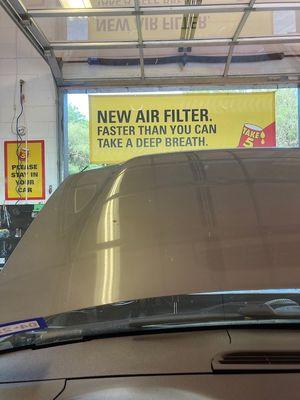 Dewayne was friendly and helped me figure out what I needed for my vehicle oil change. Very fast, organized and stress free for me.