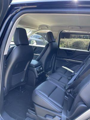 Journey Quest's new Lincoln Aviator from driver's side passenger entry with passenger side sunshade up!