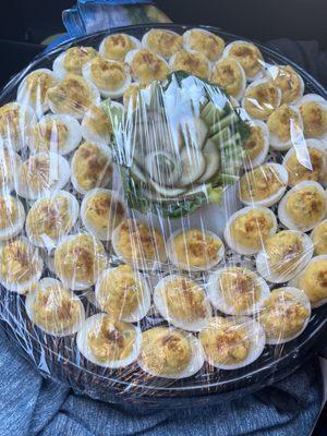 Deviled egg platter.