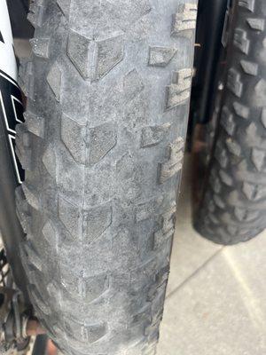 Bald tire