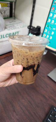 Iced mocha coffee $4.50 - good, not too sweet. Just kind of pricey.