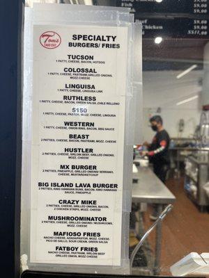 Burger menu