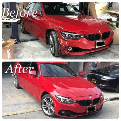 BMW 3 series before and after