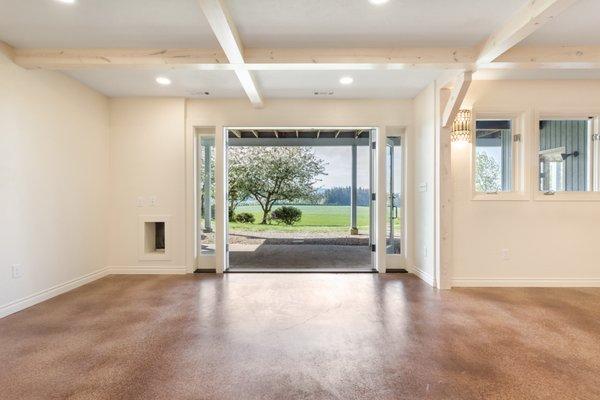 North Albany Basement Double Doors