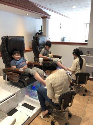 New spa chairs