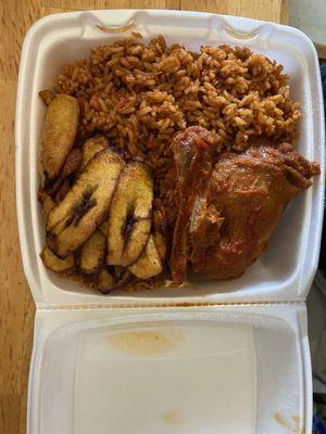 Jollof Rice and Chicken