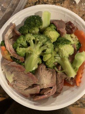 steamed Roast Pork with Chinese Vegetables pint