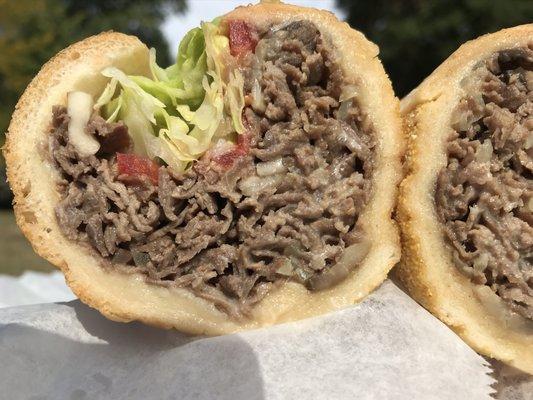 philadelphia cheesesteak adventure - nice close-up