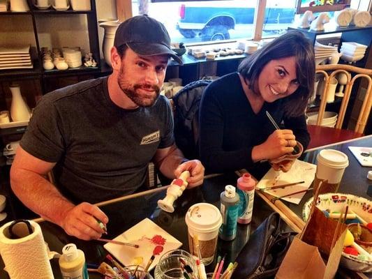 Need a fun date idea? Paint-Your-Own ceramics!