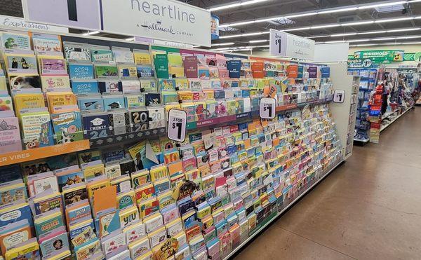 Inexpensive greeting cards.