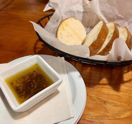 Bread and olive oil