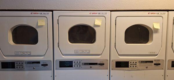 4 broken dryers