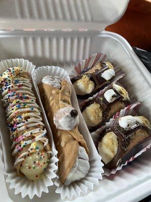 Birthday, Tiramisu, S'mores Cannolis