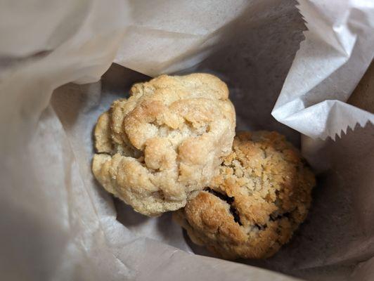 Pie Crust Cookies (Apple and Almond Raspberry)