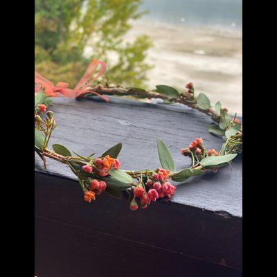 My simple floral crown :)