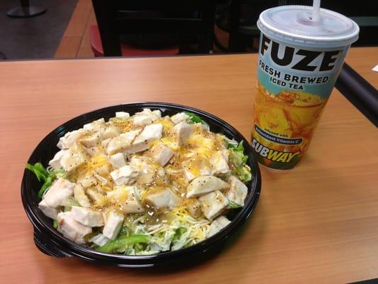 Double chicken chopped salad FTW!