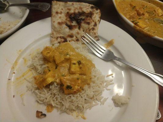 Shahi paneer.