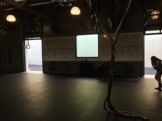 The WoD board and open floor space