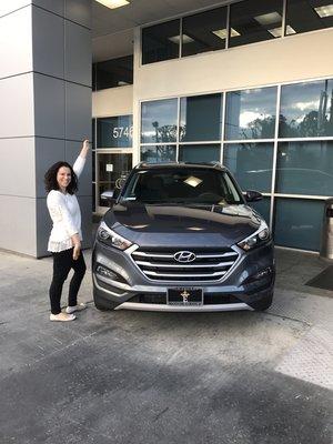 2017 Hyundai Tucson for our returning client, Ivana.