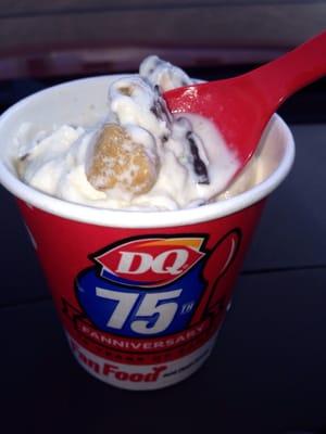 Peanut Butter Smash Blizzard. #Upclosesavor