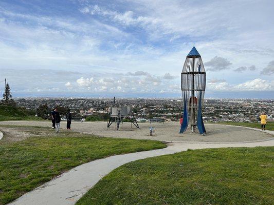 Play ground with an amazing view