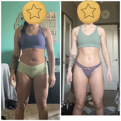 12 weeks on RTB weight loss program