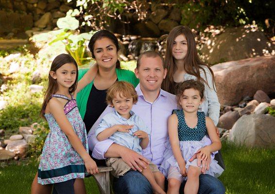 Dr. Travis Vaughn and his family.