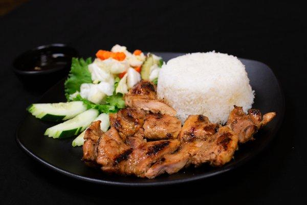 grilled chicken with rice