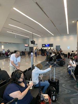 Boarding area at ATL