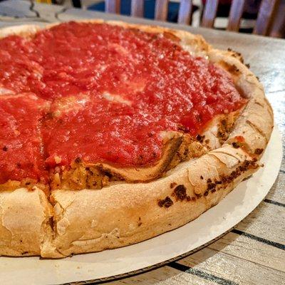 The traditional deep dish