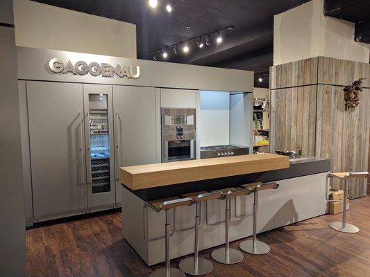 BSC Culinary showroom Gaggenau kitchen