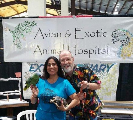 Dr. and Mrs. Jenkins at San Diego Pet Expo!