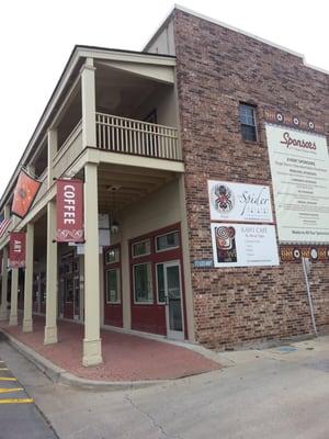 Outside building with plenty of parking