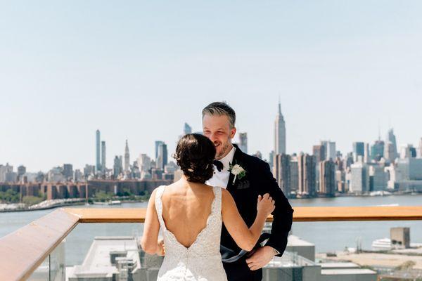 Luxury wedding photography The William Vale Hotel, Brooklyn, NY