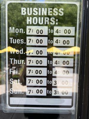 Business hours as of July 2024