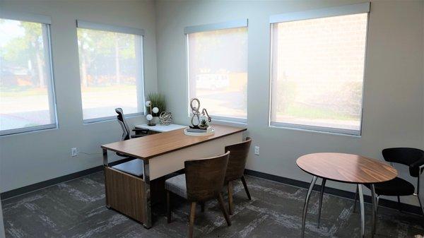 One of several fully furnished office suites, available today!