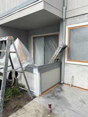 Invasive Construction on our patio