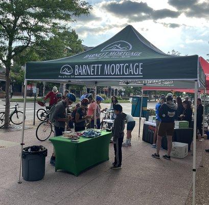 Barnett Mortgage is a proud sponsor of Fort Collins' Bike to Work Day.