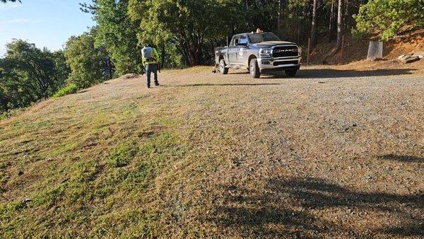 Seasonal Weed spraying.