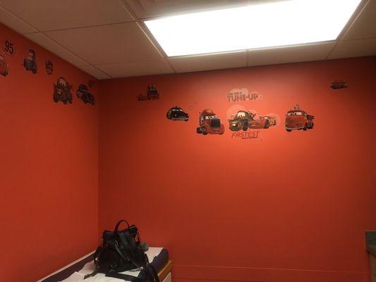 Cars theme room