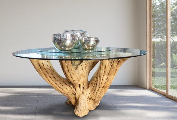 Cactus Wood Dining Table