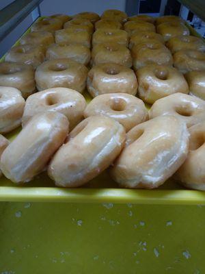 fresh glazed donuts